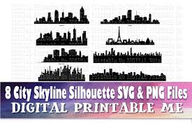 Download Cityscape Silhouette Graphic By Digitalprintableme Creative Fabrica Yellowimages Mockups