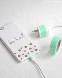480 x 360 jpeg 30 кб. Customize Chargers Earbuds With Washi Tape The Diy Playbook