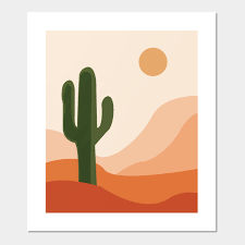 So cactus adaptations to collect water quickly and efficiently before the during the day, heat absorbed into the plant's tissue brings the internal temperature up a bit, but the water's thermal inertia. Abstract Desert And Cactus Art Cactus Art Posters And Art Prints Teepublic Simple Canvas Paintings Boho Painting Diy Canvas Art Painting