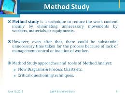 Method Study Flowcharting Ppt Video Online Download