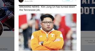 Alibaba.com offers 992 tennessee football products. Lane Kiffin Mocks Tennessee With Kim Jong Un Meme As Vols Coaching Search Remains A Disaster