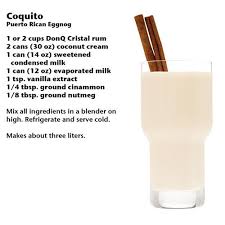 Don Q Coquito Coquito Recipe Coquito Puerto Rico Food