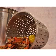 Cooking with genuine cookware is the most organic, safest way to cook as fontaine by italia cooking ware does not release any chemicals into your food. Bayou Classic 1140 10 Gal Stainless Steel Stockpot With Spigot Basket Walmart Com Walmart Com