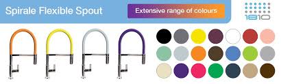 All our sinks come with a 10 year manufacturers warranty, wastes and drainers included and are available for free delivery throughout the uk. Coloured Kitchen Taps White Beige And Black Kitchen Mixer Taps Notjusttaps Co Uk