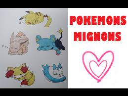 .mignon, comment dessiner pikachu pokemon facile comment dessiner un pokemon pikachu de dessin mignonne sur ma chaîne. Tuto Dessiner Des Pokemons Mignons Endormis Youtube
