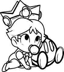 Mario is the protagonist from a popular nintendo video game franchise. Cool Baby Daisy Peach Daisy And Rosalina As Babies Coloring Page Mario Coloring Pages Baby Coloring Pages Disney Princess Coloring Pages
