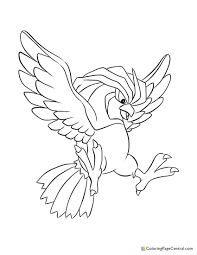 We do not intend to infringe any legitimate intellectual right. Pokemon Pidgeotto Coloring Page Coloring Page Central