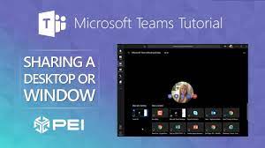 Screen sharing is one of the most commonly used options in microsoft teams. Microsoft Teams Pei How To Share Your Desktop Or Programs Youtube