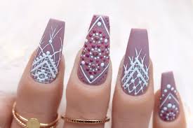 You can also get creative with the grey color and match it up with other colors. 33 Ballerina Nails Ideas That Speak For Themselves