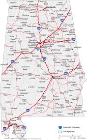 Map Of Alabama Cities Alabama Road Map