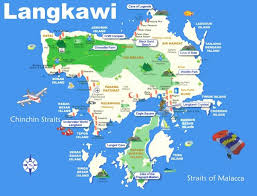 Langkawi Tourist Map Tourist Map Langkawi Map