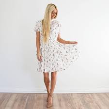 Amore Printed Dress Shop Stevie Dresses Print Dress Short Sleeve Dresses