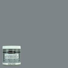 Smoke Grey Satin Enamel Paint