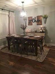 60 Farmhouse Dining Room Decorating Ideas Farmhouse Dining Room Rustic Dining Room Dining Room Wall Decor