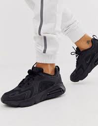 Nike Black Air Max 200 Sneakers White In 2020 Black Nikes Nike Sneakers Fashion