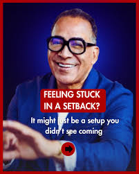 What if the thing that knocked you down is the very thing that will raise  you up stronger? Setbacks don't mean it's over — they mean the comeback is  about to begin.