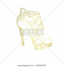 Maybe you would like to learn more about one of these? Golden High Heel Shoe Vector Photo Free Trial Bigstock