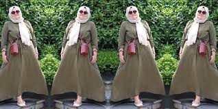 Model baju gamis warna terang untuk orang gemuk (ig: Tips Memilih Baju Gamis Untuk Orang Gemuk Agarterlihat Langsing