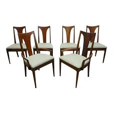 Mid Century Modern Broyhill Brasilia Sculptura Dining Chairs Set Of 6 Chairish Dining Chairs Dining Chair Set Chair