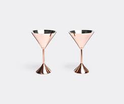 Martini glasses & cocktail glasses. Plum Martini Glasses Set Of Two Tom Dixon Wallpaperstore