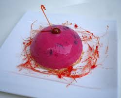 Parfait Glace A La Betterave Chocolat Blanc Et Cerises Dacquoise Noisette Pour 4 Personnes Recettes Elle A Table Recette Dacquoise Noisette Parfait Glace Chocolat Blanc