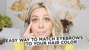 Naturally they are a dark brown. Easy Way To Match Eyebrows To Your Hair Color Youtube