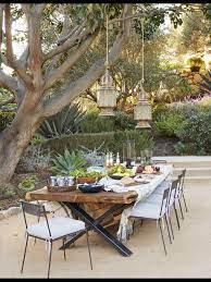 Pin By M U R I E L On Turning Tables Outdoor Dining Room Outdoor Dinner Backyard