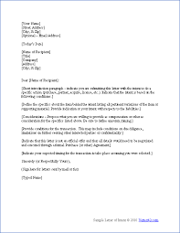 Free Letter Of Intent Template Letter Of Intent Free Lettering Letter Of Interest Sample