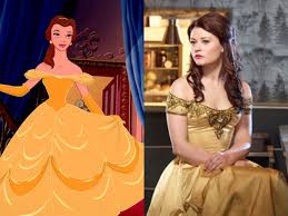 It's a dream dress to a girls wardrobe. Once Upon A Time Characters Vs Their Animated Versions
