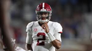 The alabama transfer is battling tanner mordecai for the oklahoma sooners jalen hurts heads off the field after the sooners defeated the ucla bruins 48 to 14 in a college football game played on. Jalen Hurts Football University Of Alabama Athletics