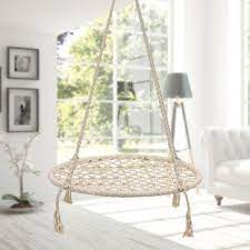 flowerhouse flying saucer chair hammock with stand swinging chair indoor swing chair macrame hammock chair