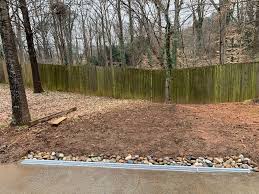 Time has caused the pitch at the top of the driveway to leave us with a pool in summer and ice rink in winter. Channel Drain Installation Diy Driveway And Yard Me Reegs