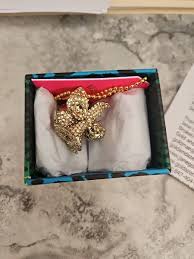 Versace FOR H&M Flower Cocktail Rhinestones Cold Tone Ring Size M 7-8