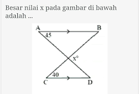 Check spelling or type a new query. Besar Nilai X Pada Gambar Berikut Brainly Co Id