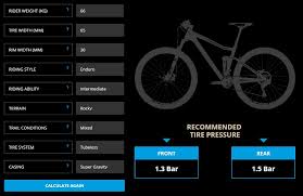 Mountain biking is an entirely different experience from taking a casual bike ride on a smooth road. Schwalbe S Pressure Prof Cleverly Calculates Ideal Tire Pressures For Mtb Riders Bikerumor