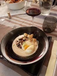Veloute D Oignon Creme De Chataigne Oeuf Mollet Audrey Cuisine Recette Gastronomique Entree Chaude Gastronomique Entree Gastronomique