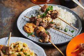 This is an original indonesian satay. Lamb Satay With Peanut Sauce Recipe The Mom 100