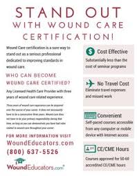 This course provides a comprehensive review about different types of wounds and. 12 Wound Care Certification Ideas Wound Care Care Wind
