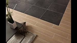 carrelage classique et carrelage imitation parquet espace cuisine vs espace salon idee deco appartement carrelage effet bois carrelage