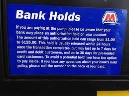 Check spelling or type a new query. Who Puts That Hold On Your Card When You Pay At The Pump The Gas Station Or Bank Cleveland Com