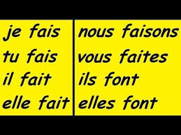 Faire Conjugation Song French Conjugation Learn To Speak