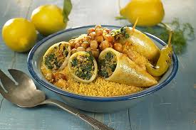 Couscous Aux Calamars Farcis L Epi D Or Recette En 2020 Recette Couscous Tunisien Couscous Cuisine Et Boissons