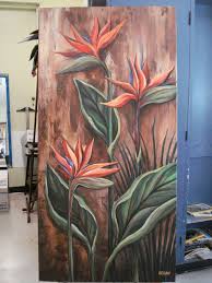 Acrylic Bird Of Paradise Flower Painting Acrylic On Canvas Bird Of Paradise Flower Paradise Painting Birds Of Paradise Birds Of Paradise Flower