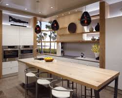 see how floating kitchen shelves add a