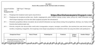 Silabus k13 revisi 2018 smp. Kurikulum Smp Mts Silabus Ips Kelas 7 Vii Smp Mts Kurikulum 2013 Revisi 2018