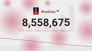 70 Inquisitive Socialblade Ricegum Sub Count