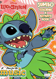 Play disney's hottest online games from disney channel, disney xd, movies, princesses, video games and more! Disney Lilo Stitch Jumbo Coloring Activity Book Here For The Music