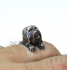 Havanese Dog Ring Sterling Silver Ring Havanese Bichon Jewelry Bichon Havanais Ring Dog Lovers Jewelry Handmade Adjustable Ring