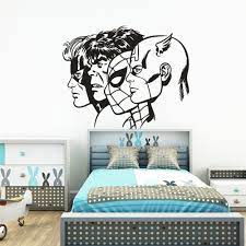 This time we thought of talking to you about some bedroom design ideas for teen boys. Kids Room Wall Sticker Superhero Vinyl Wall Art Decal Boys Room Decoration Captain America Spiderman Hulk Man Wall Mural Az157 Wall Stickers Aliexpress