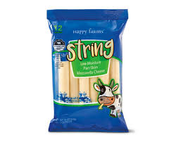 Go for the 10 healthiest cheese types and brands we love below next time you're craving a creamy snack. String Cheese Happy Farms Aldi Us